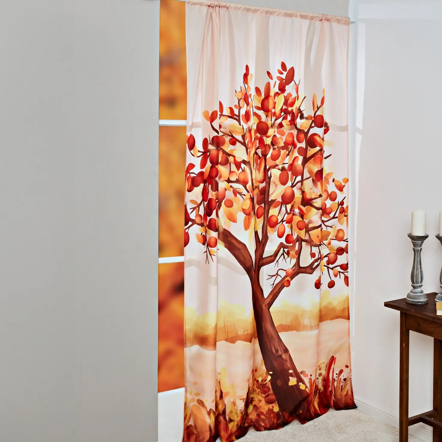 Vorhang "Herbstbaum"140 x 230 cm Eldo