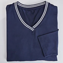 V-Shirts blau + weiß 2er-Set