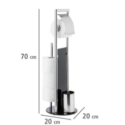 WC-Garnitur & Handtuchständer „Ravina“ 3in1 WC-Set WENKO