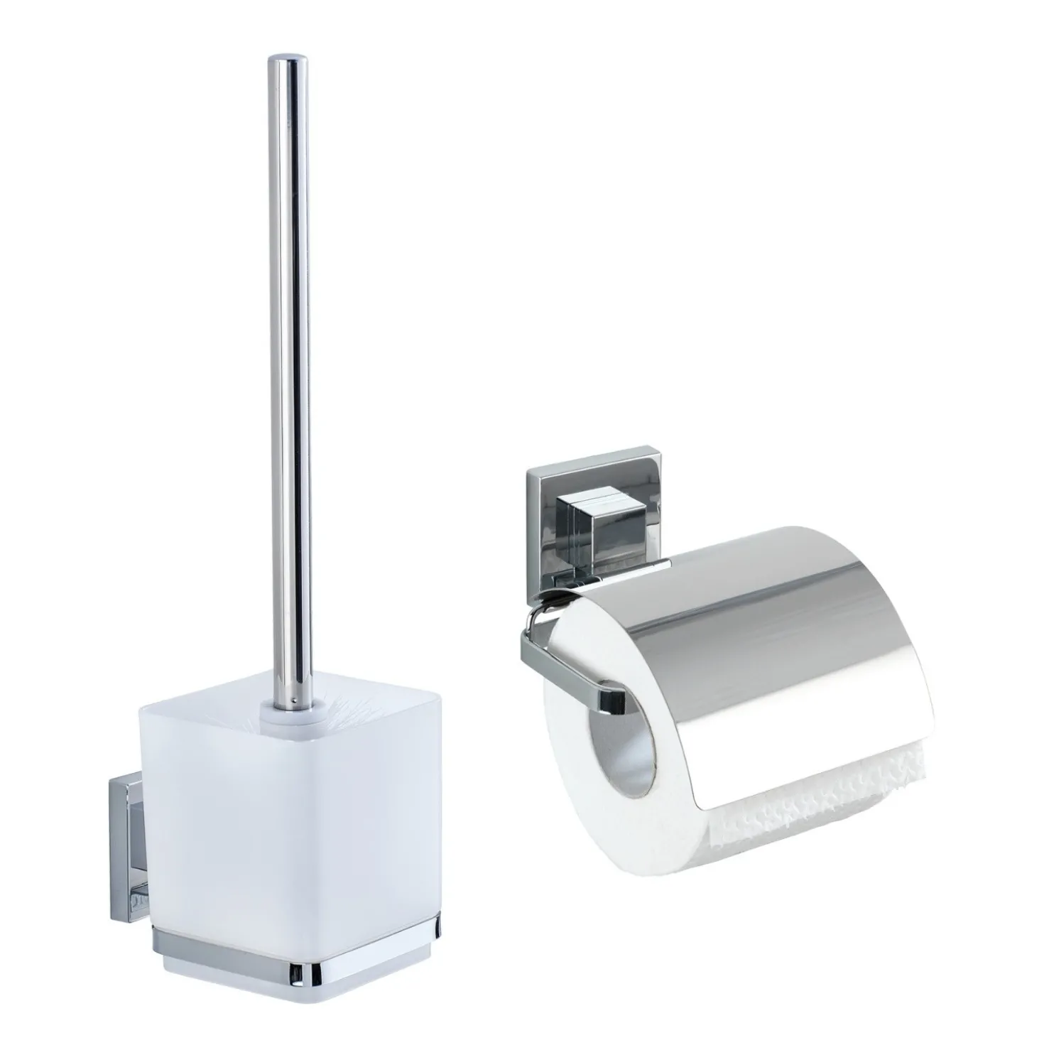 WC-Set „Quadro“ 2-tlg. Vacuum-Loc® WENKO