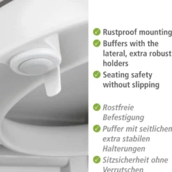 WC-Sitz „Secura Comfort“ mit Sitzflächenerhöhung WENKO