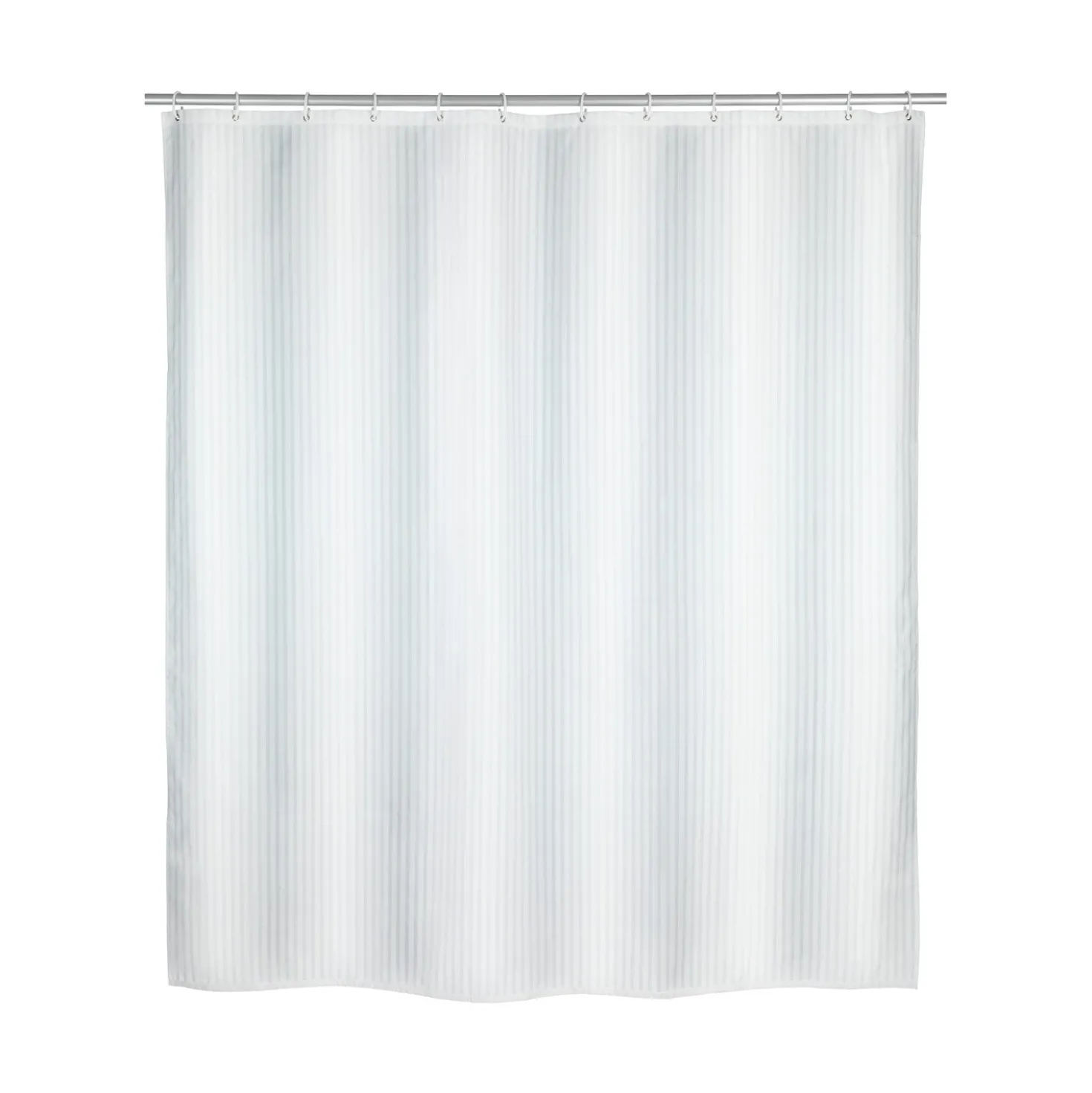 WENKO Anti-Schimmel Duschvorhang Palais, Textil (Polyester), 180 x 200 cm, waschbar