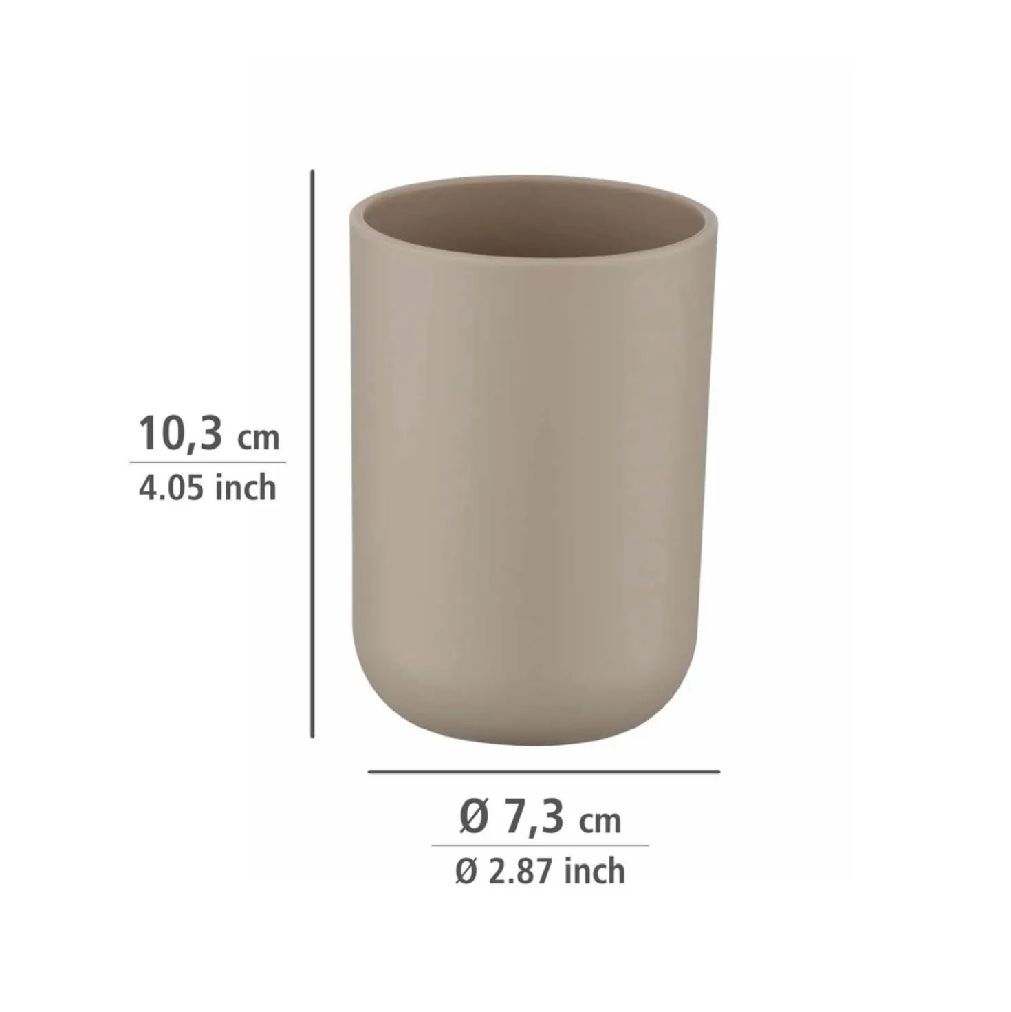 WENKO Bad-Accessoire Set "Brasil" Taupe, 4-tlg.bruchsicher