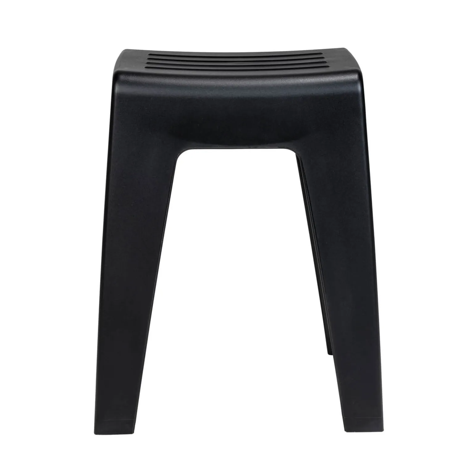 WENKO Badhocker Mod. Kumba Schwarz, stabile Qualität aus Kunststoff
