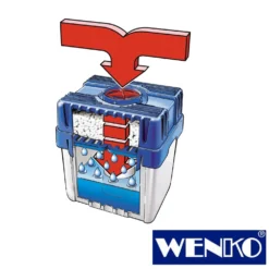 WENKO Feuchtigkeitskiller 5 kg mit 5kg Nachfüllpack, Raumentfeuchter