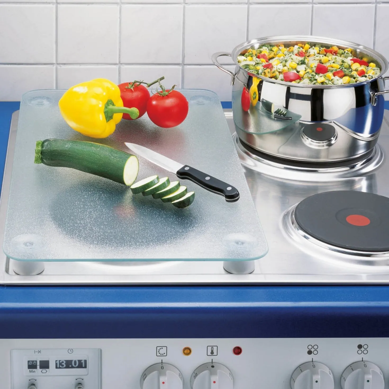 WENKO Herdabdeckplatte Universal 2er Set, für alle Herdarten