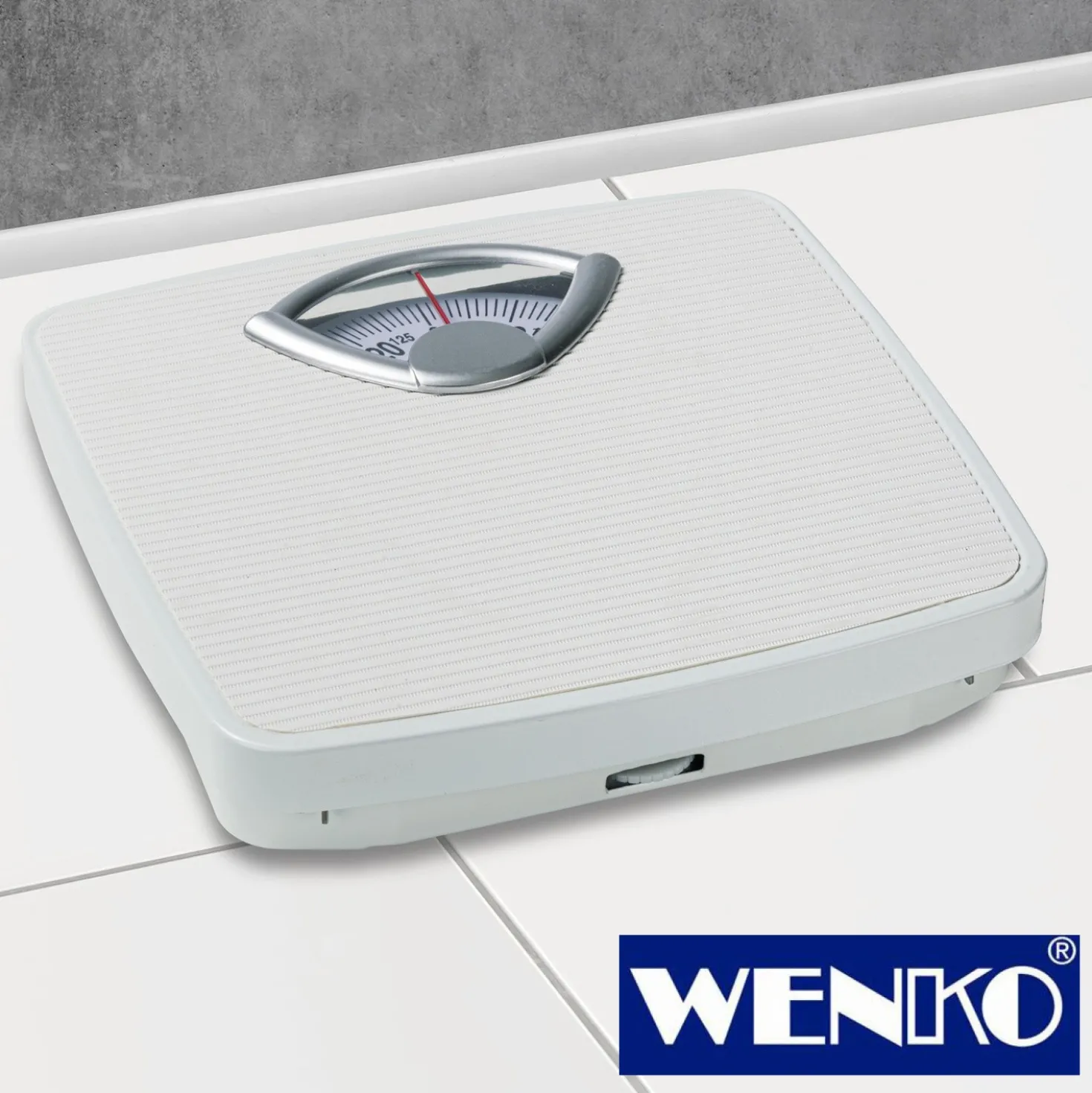 WENKO Personenwaage mechanisch, analoge Körperwaage bis 130 kg
