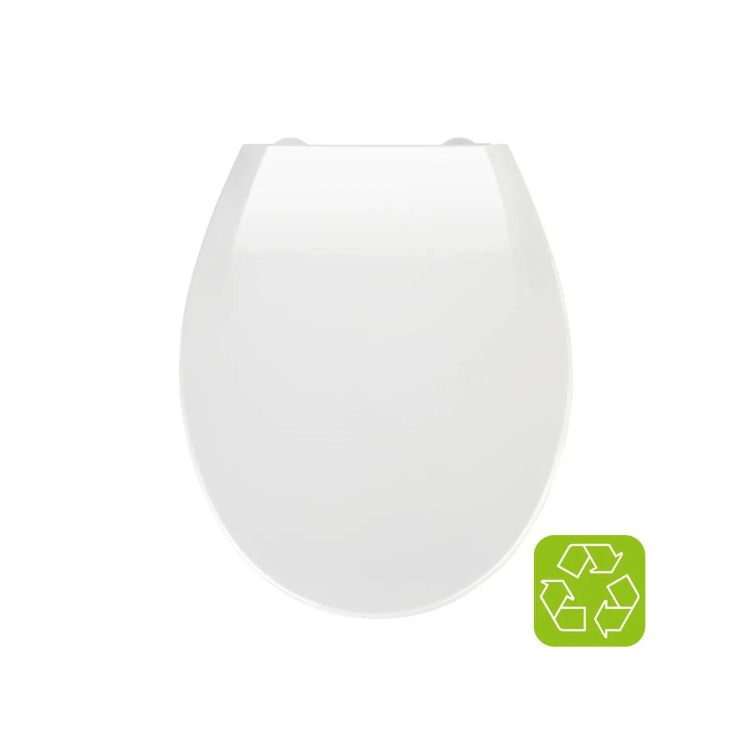 WENKO Premium WC-Sitz Mod. Kos Weiß, recycelbarer Thermoplast, mit Absenkautomatik