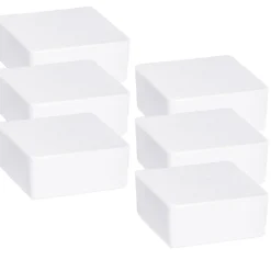 WENKO Raumentfeuchter Cube Nachfüller 500 g, 6er, Luftentfeuchter Nachfüllpack