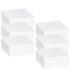 WENKO Raumentfeuchter Cube Nachfüller 500 g mit Orangenduft, 6er, Luftentfeuchter Nachfüllpack