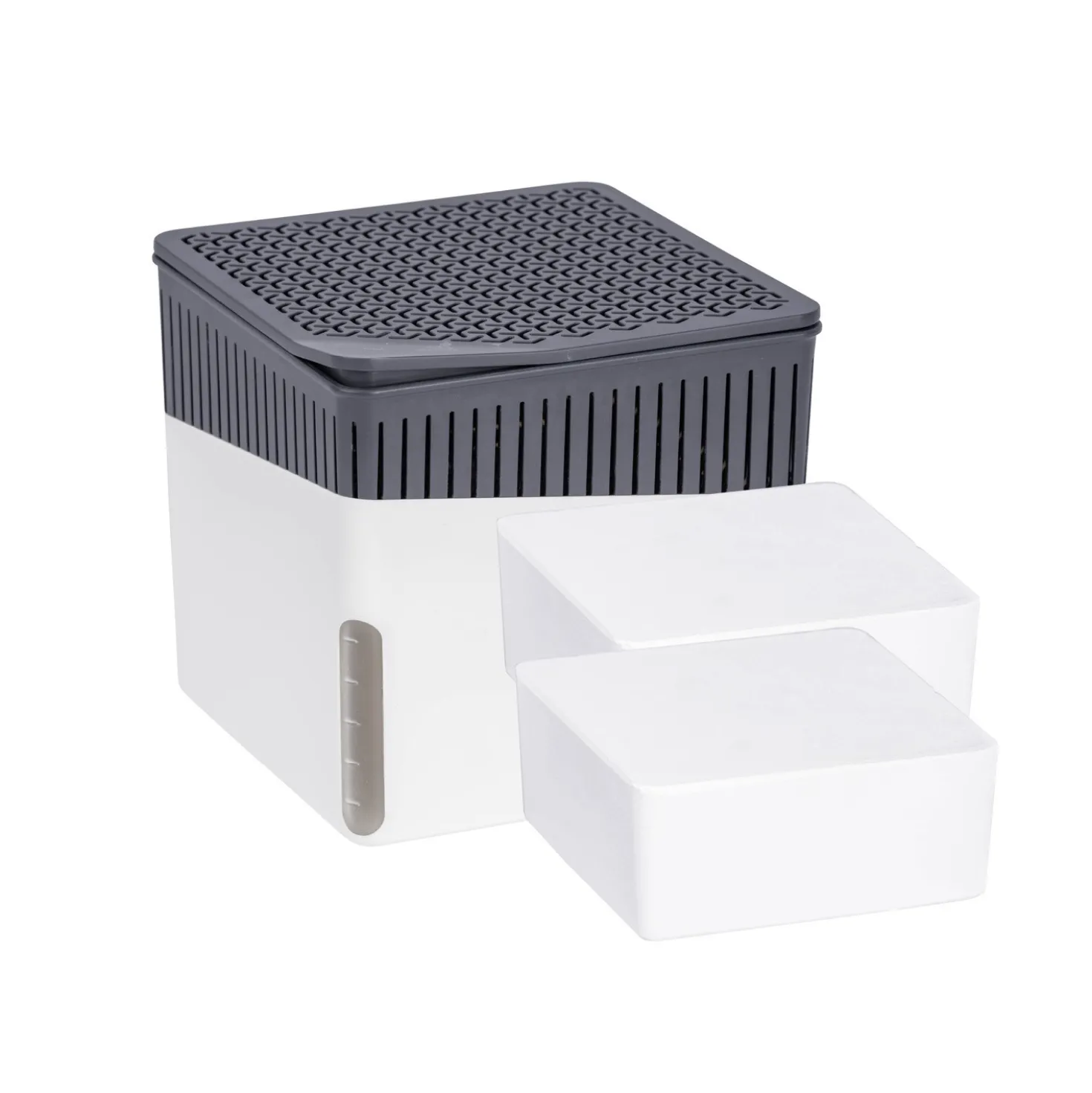 WENKO Raumentfeuchter Cube Weiß 2 x 1000 g, für Räume bis ca. 80m³
