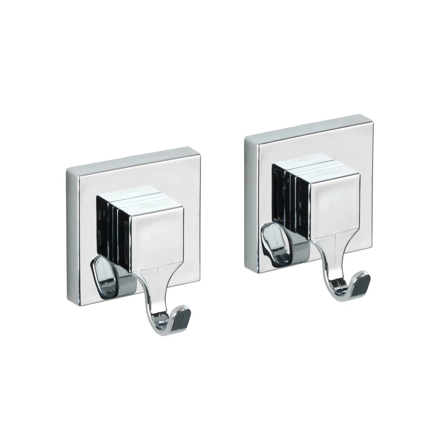 WENKO Vacuum-Loc® Wandhaken Mod. Quadro 2er Set,, Befestigen ohne Bohren