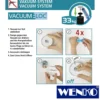 WENKO Vacuum-Loc® Wandregal 2 Etagen, Befestigen ohne bohren