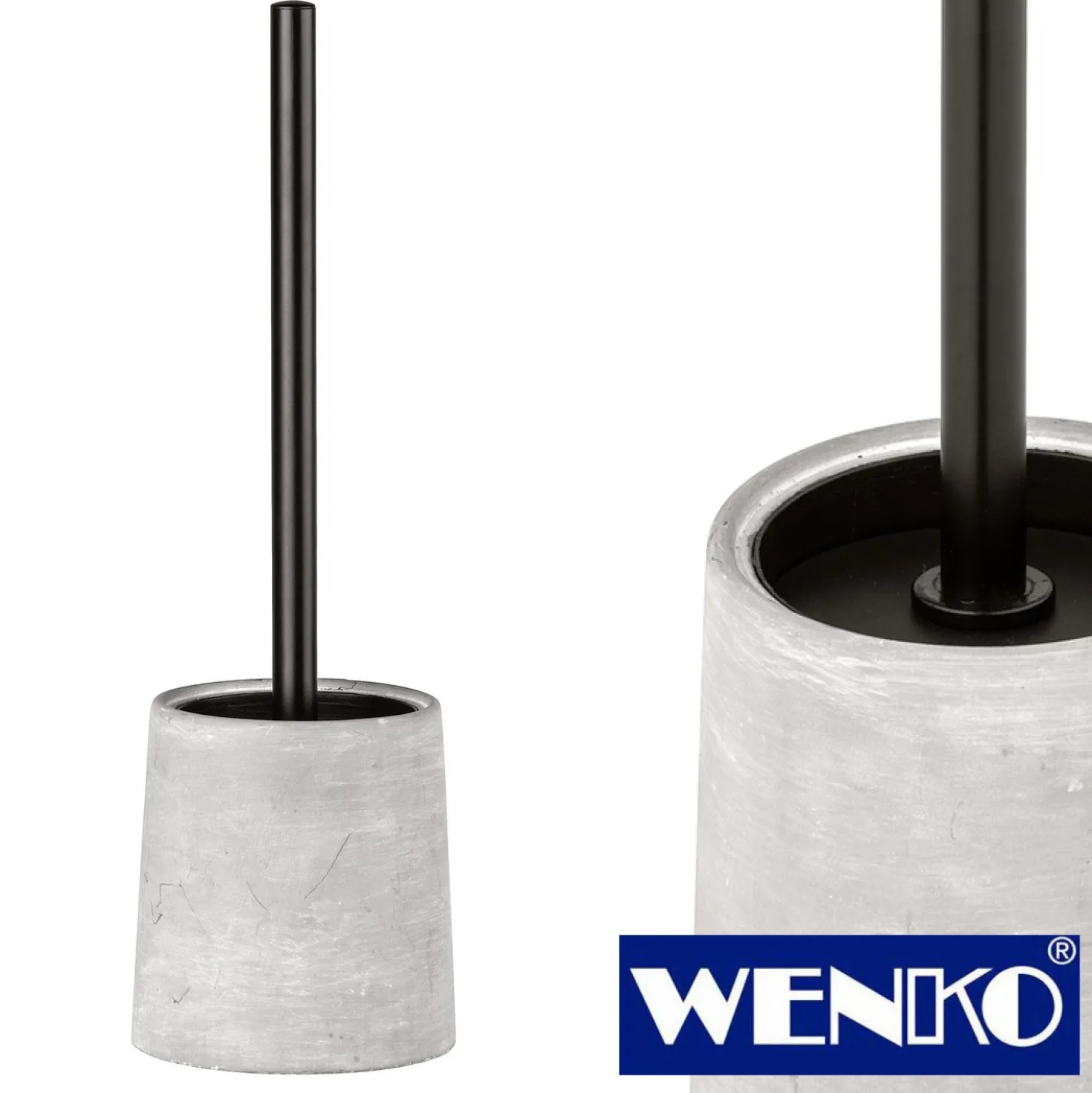 WENKO WC-Garnitur Villena, WC-Bürstenhalter