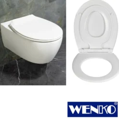 WENKO WC-Sitz Syros Family, Thermoplast, mit Absenkautomatik
