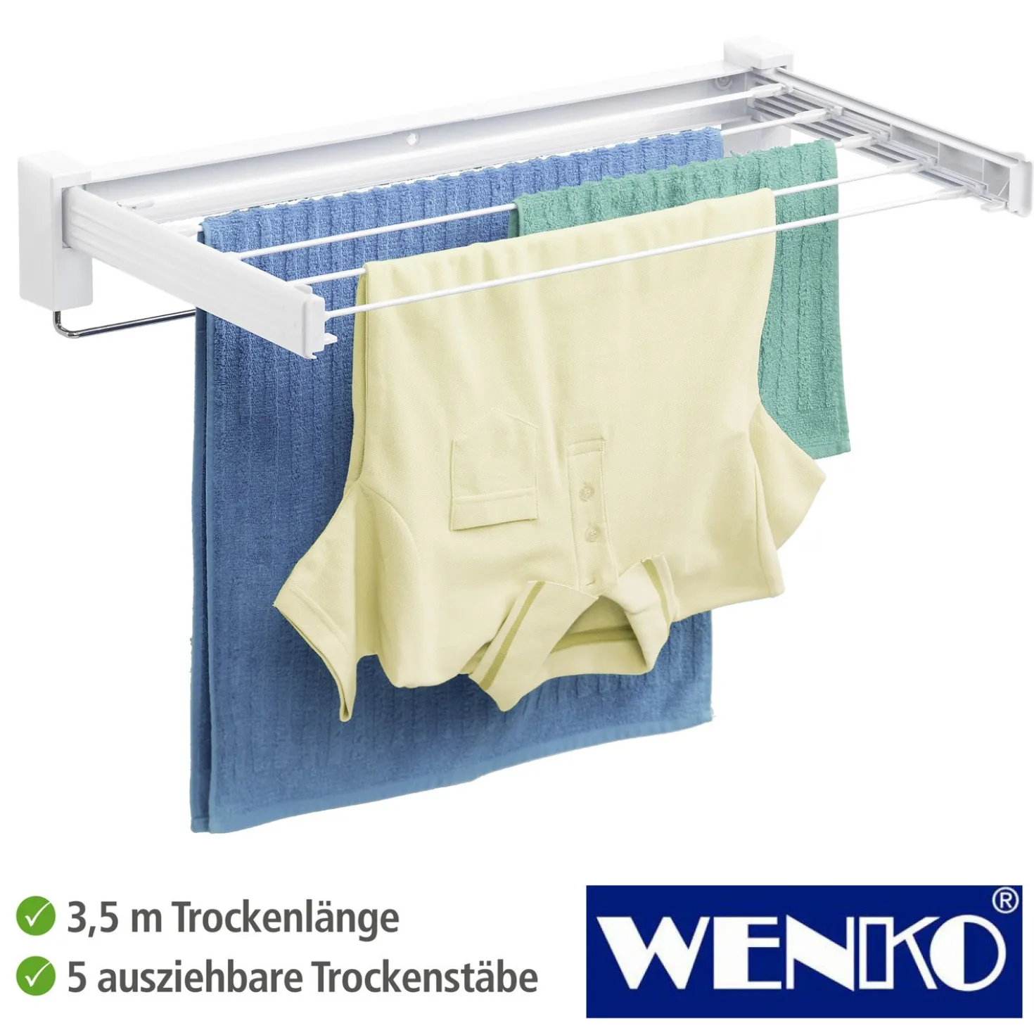 WENKO Wäschetrockner Butterfly, 3,50 m Trockenlänge