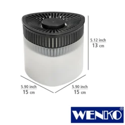 WENKO 2 x Entfeuchter Prisma, 4 x 500 g Nachfüller, für Räume bis ca. 40 m³
