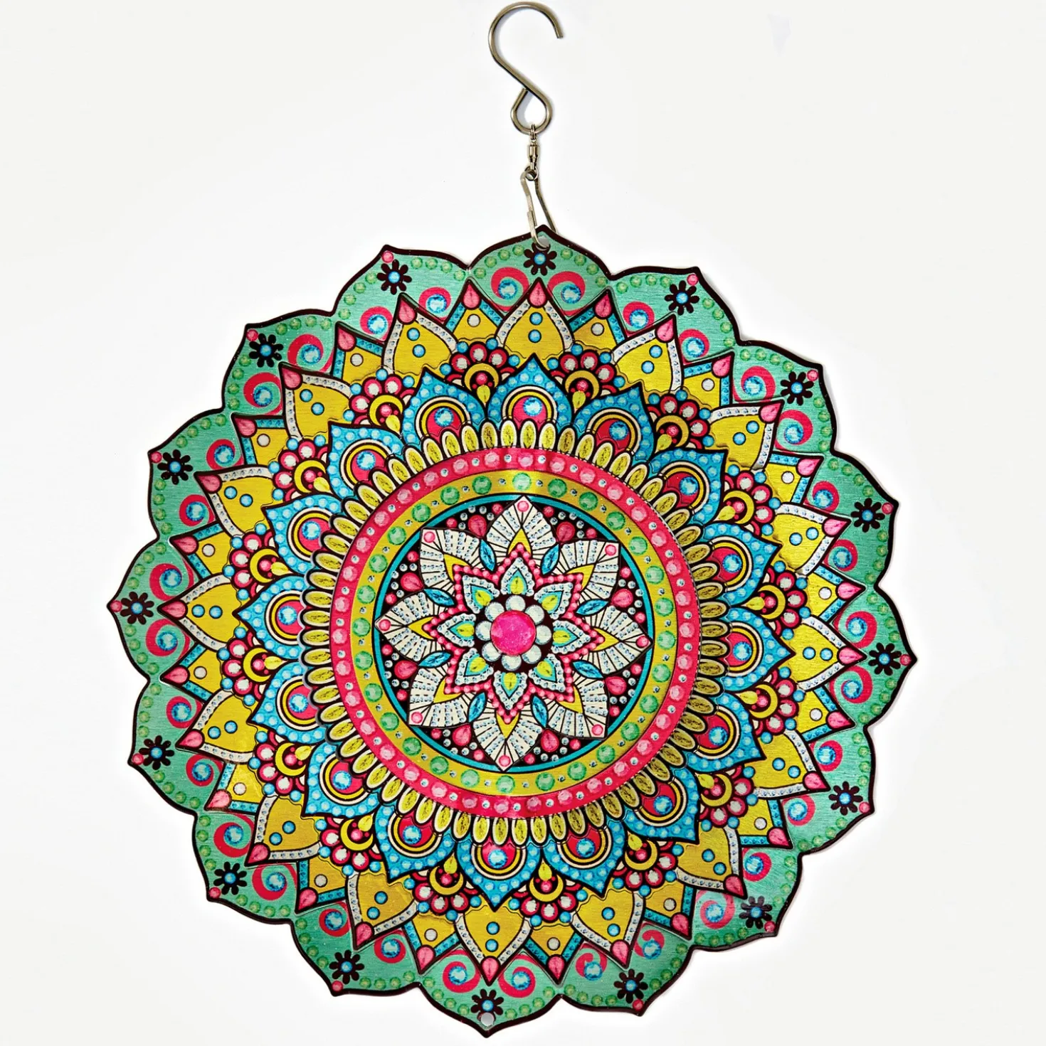Windspiel "Mandala" aus Edelstahl Gainsborough